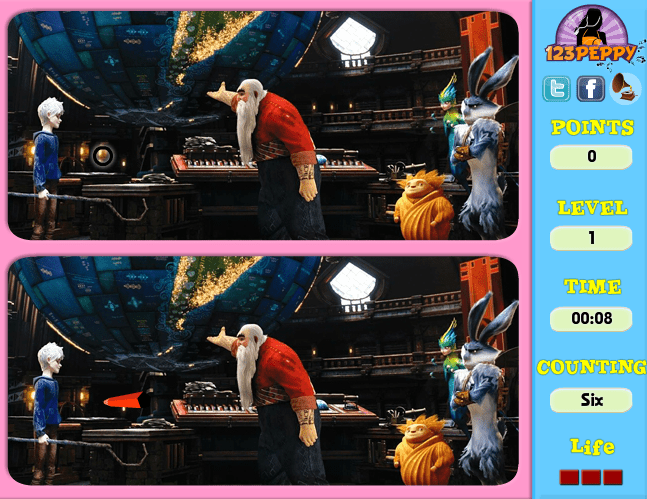Spot 6 Diff Rise of the Guardians screenshot