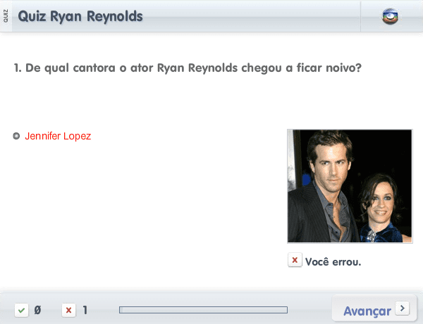 Quiz Ryan Reynolds screenshot
