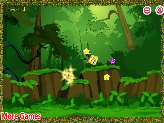 Jumping SpongeBob screenshot