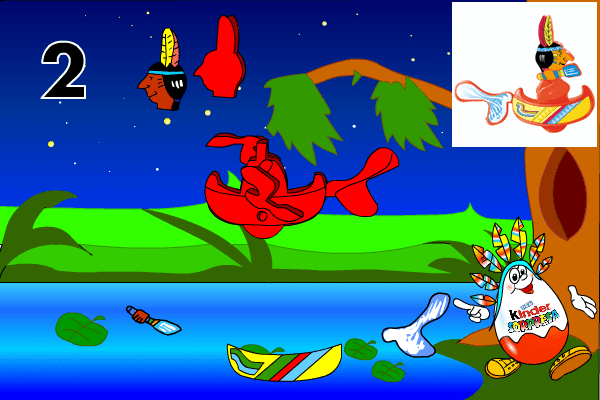 Costruisci la Canoa Indiana Kinder screenshot