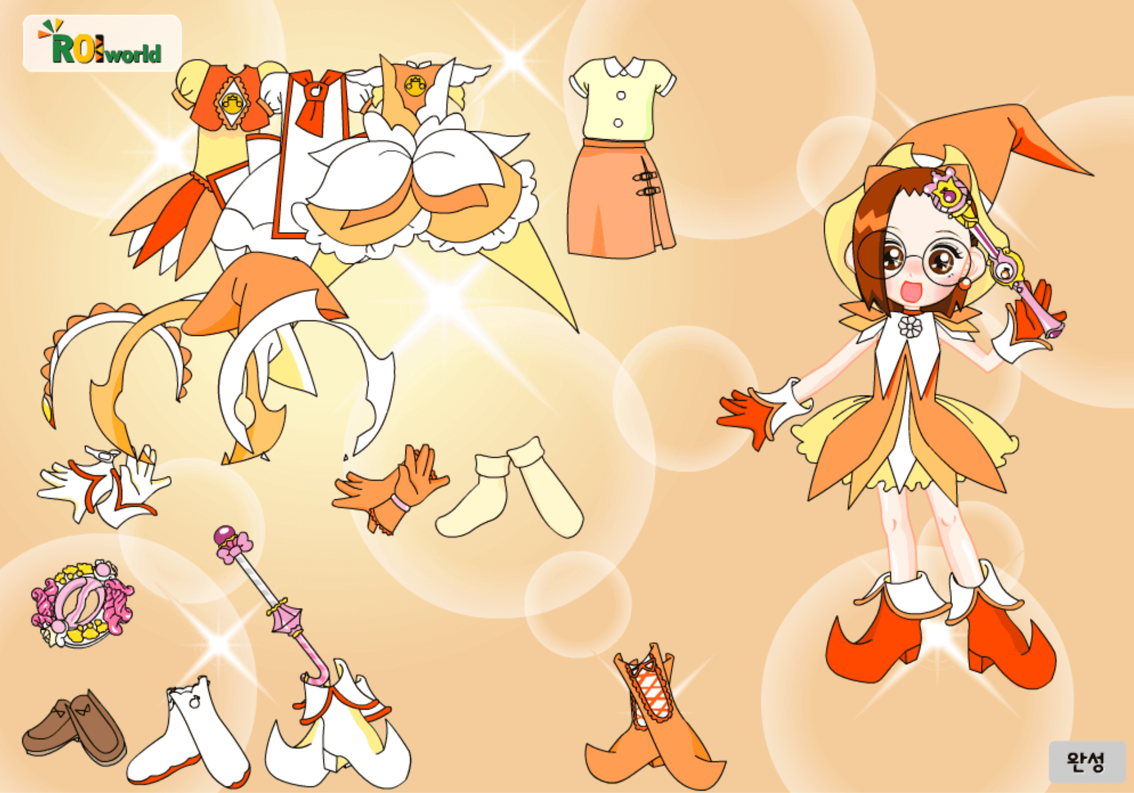Roiworld Ojamajo DoReMi Hazuki Dressup screenshot