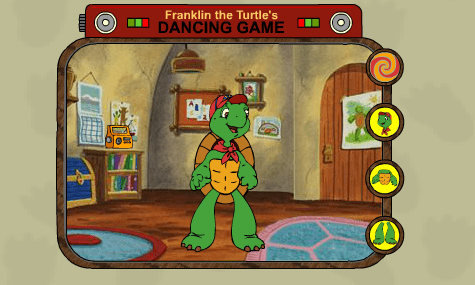 Franklin the Turtle's Dancing Game screenshot