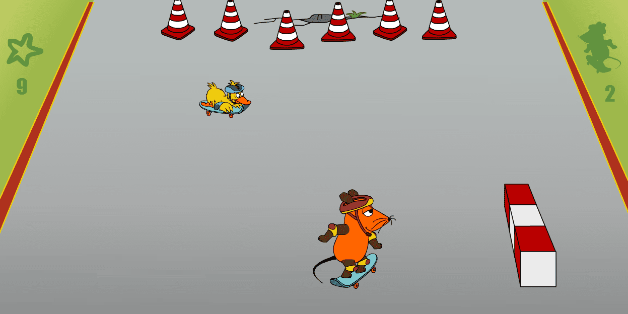 Skateboard-Maus screenshot