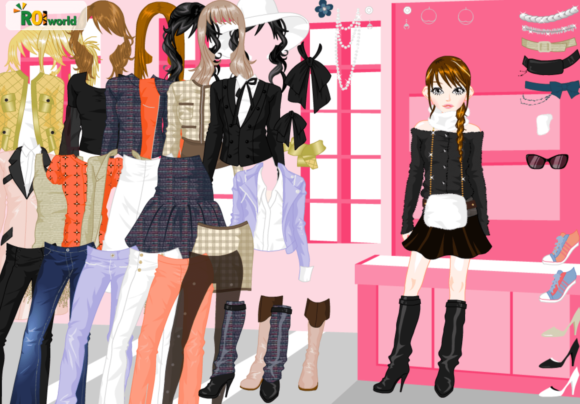 Roiworld Snappy Style Dressup screenshot