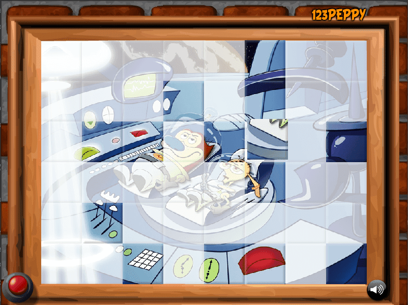 Sort My Tiles Ren and Stimpy screenshot
