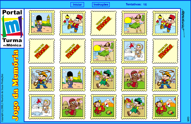 Turma da Mônica: Jogo da Memória screenshot