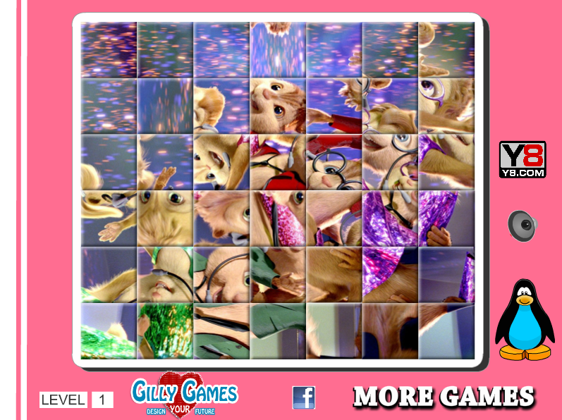 Alvin and The Chipmunks Spin Puzzle screenshot