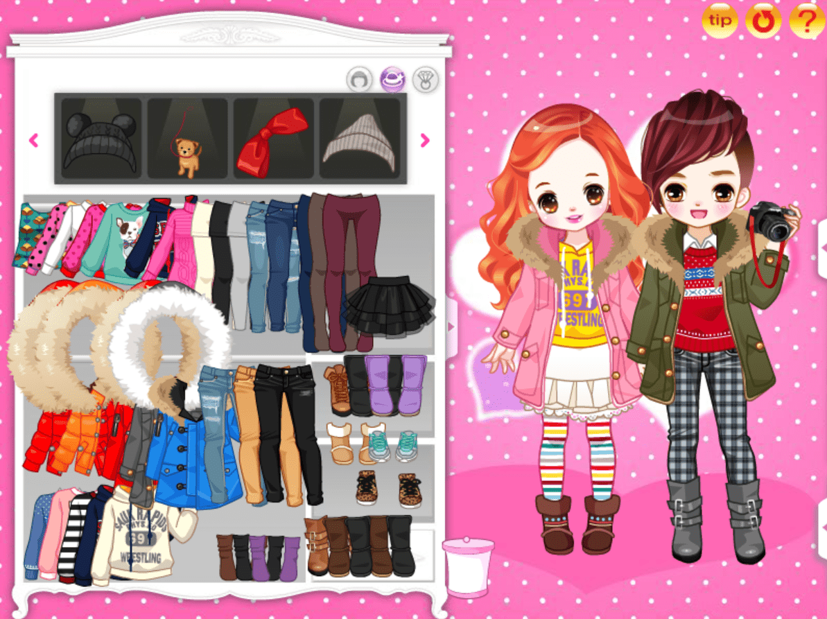 윈터커플룩 screenshot