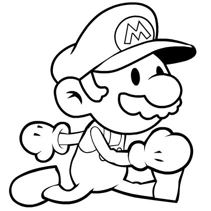 Super Mario Coloriage