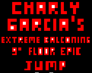 Charly García's Extreme Balconing 9' Floor Epic Jump