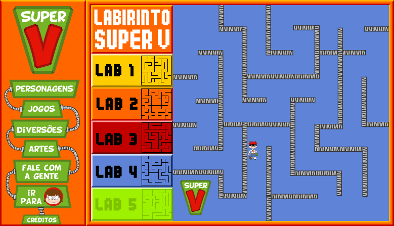 Labirinto Super V screenshot