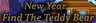 New Year Find The Teddy Bear