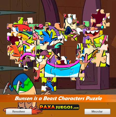 Bunsen is a Beast Characters Puzzle screenshot