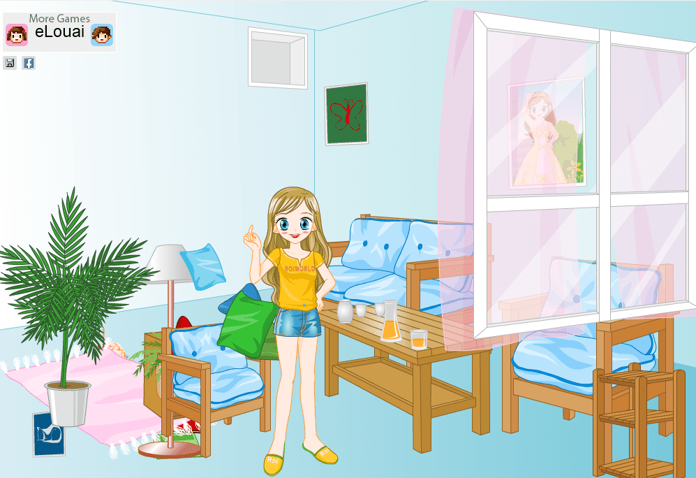 Roiworld Room Maker 033 Living Room screenshot