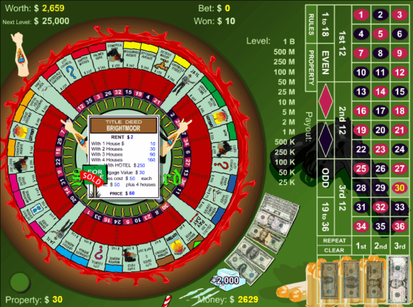 Monopoly Roulette screenshot