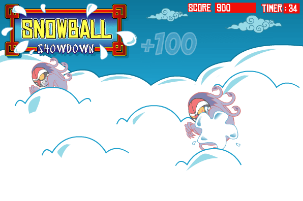 Xiaolin Showdown: Snowball Showdown screenshot