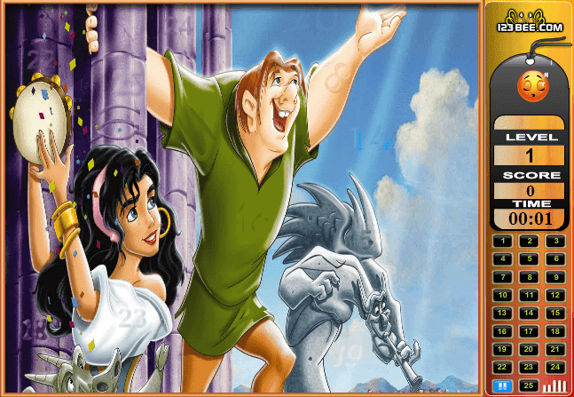 The Hunchback of Notre Dame - Find the Numbers screenshot