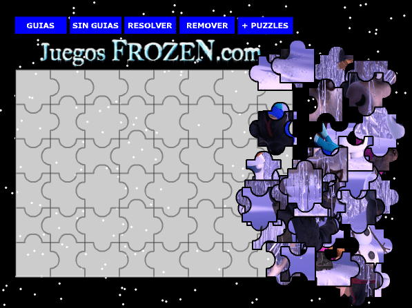 Puzzle: Anna Olaf Kristoff Sven screenshot