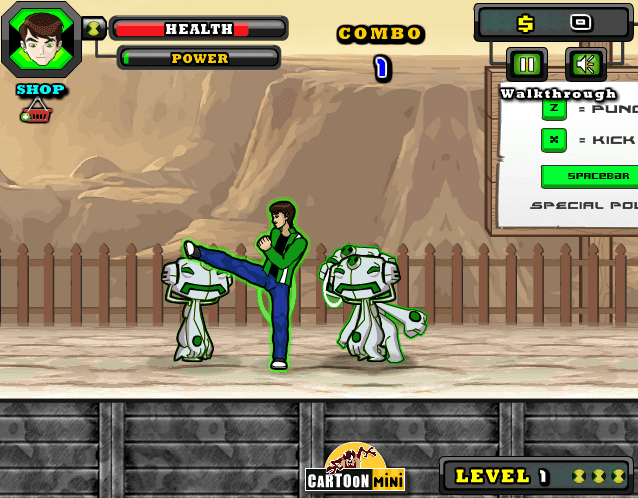 Ben 10 Street Fight screenshot