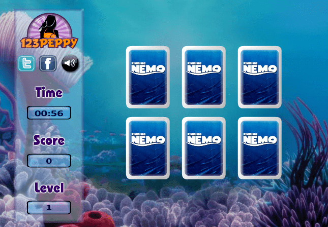 Finding Nemo Memory Play screenshot