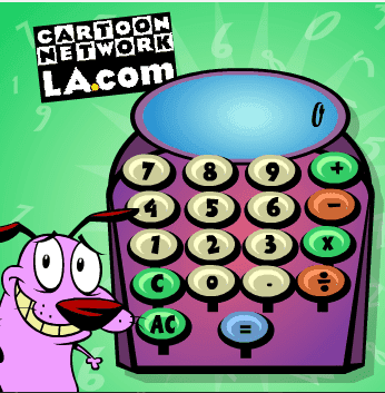 Courage the Cowardly Dog: Calculator screenshot