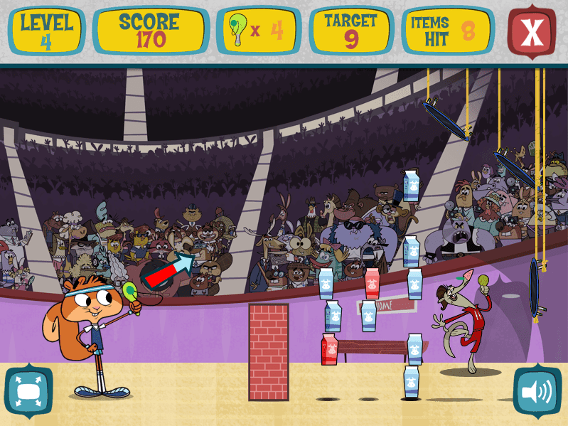 Scaredy Squirrel: Paddle Battle screenshot