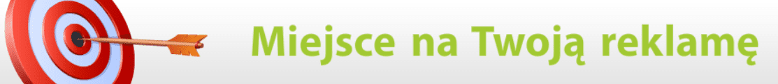 Miejsce na twoją reklamę Banner Ad