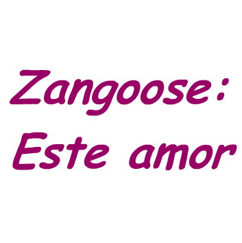 Zangoose: Este amor