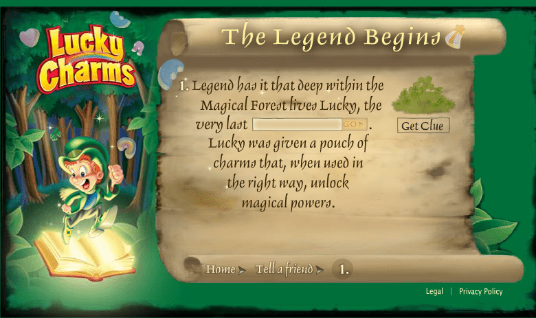 Lucky Charms: The Legend Begins screenshot