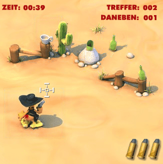 Moorhuhn Wanted: Los Dosos screenshot