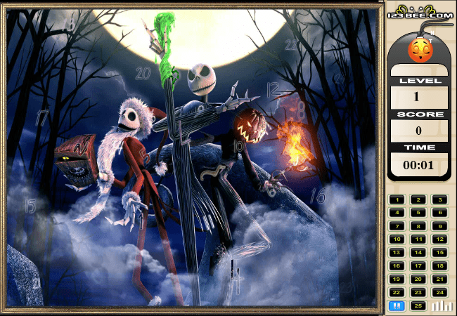 The Nightmare Before Christmas - Find the Numbers screenshot