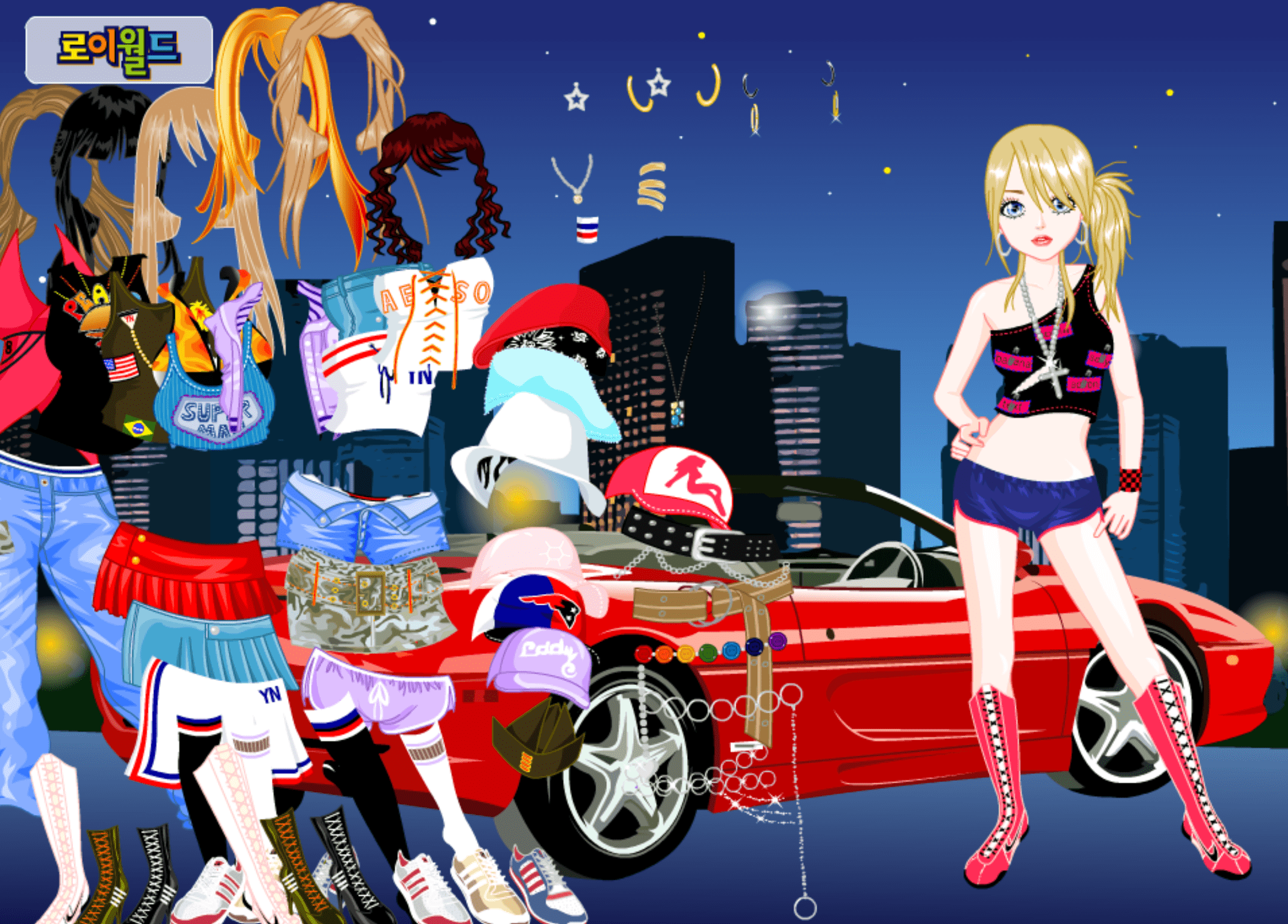 Roiworld Club Girl Dressup screenshot