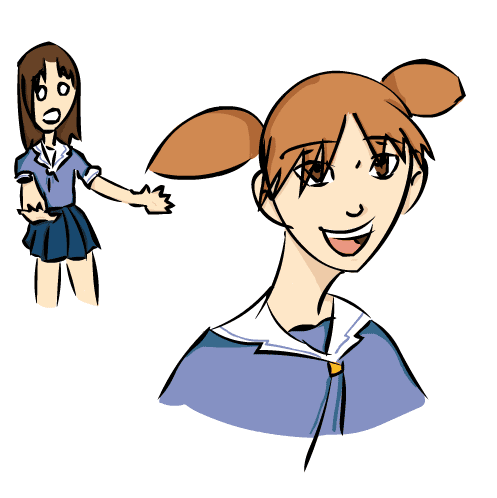 Animation: Chiyo's Pigtails screenshot