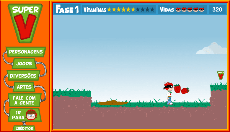 Super V: Em Busca da Vitamina Certa screenshot