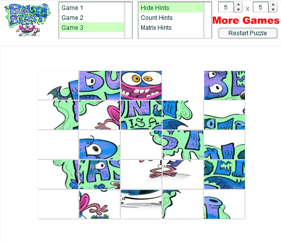 Bunsen is a Beast Puzzle screenshot