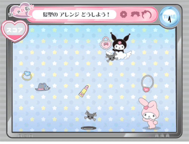 マイメロディのキャッチゲーム screenshot
