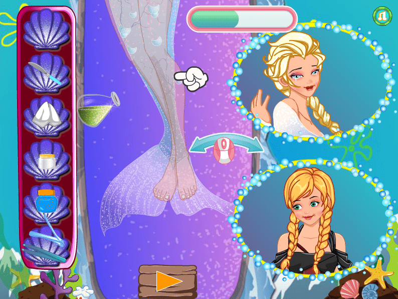 Elsa Mermaid Tail Surgery screenshot