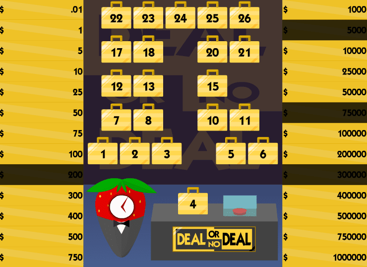 Deal or No Deal Clockcrew Edition screenshot