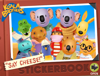 The Koala Brothers: "Say Cheese!" Stickerbook
