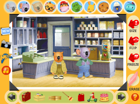 The Koala Brothers: "Say Cheese!" Stickerbook screenshot