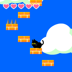 黒猫と階段 screenshot
