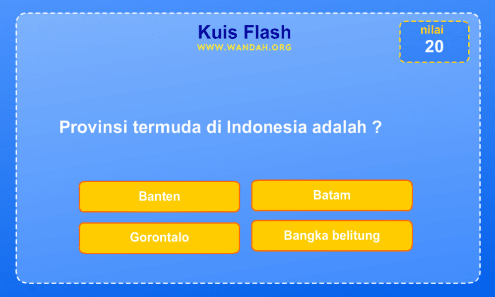 Kuis Flash screenshot
