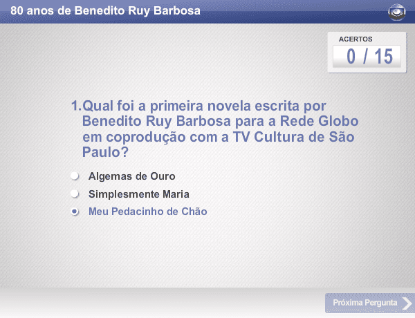 80 anos de Benedito Ruy Barbosa screenshot