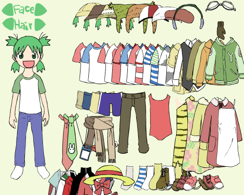 Yotsuba Dress Up screenshot