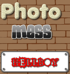 Photo Mess Hellboy