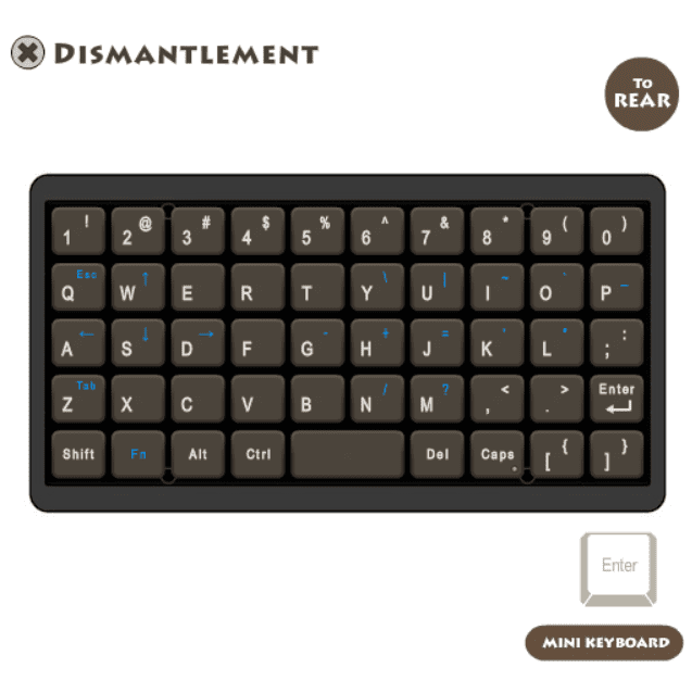 Dismantlement Mini keyboard screenshot