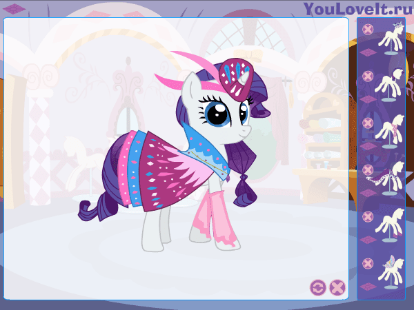 Модница Рарити screenshot