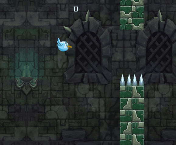 Blue Flappy Bird screenshot