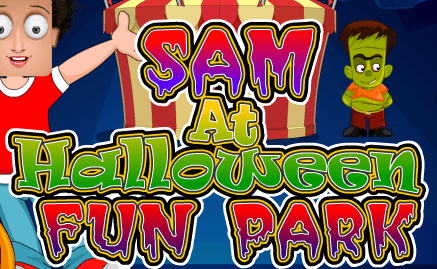 Sam At Halloween Fun Park