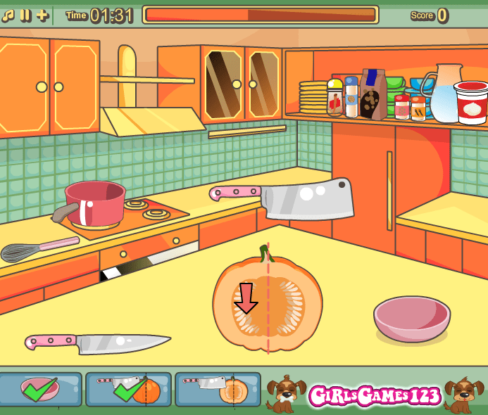 Mia Cooking Pumpkin Pie screenshot